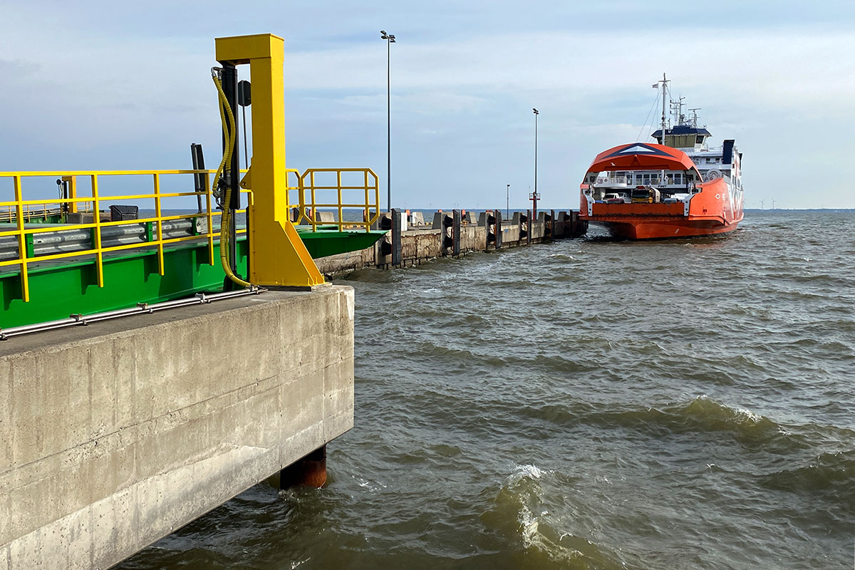 2022 Estland: Saaremaa: Kuivastu Hafen (Foto: Andreas Kuhrt)