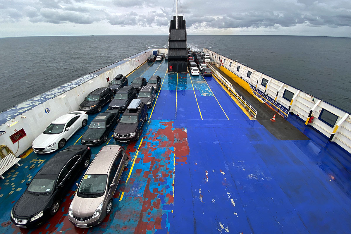 2022 Estland: Fähre Stena Flavia (Foto: Andreas Kuhrt)