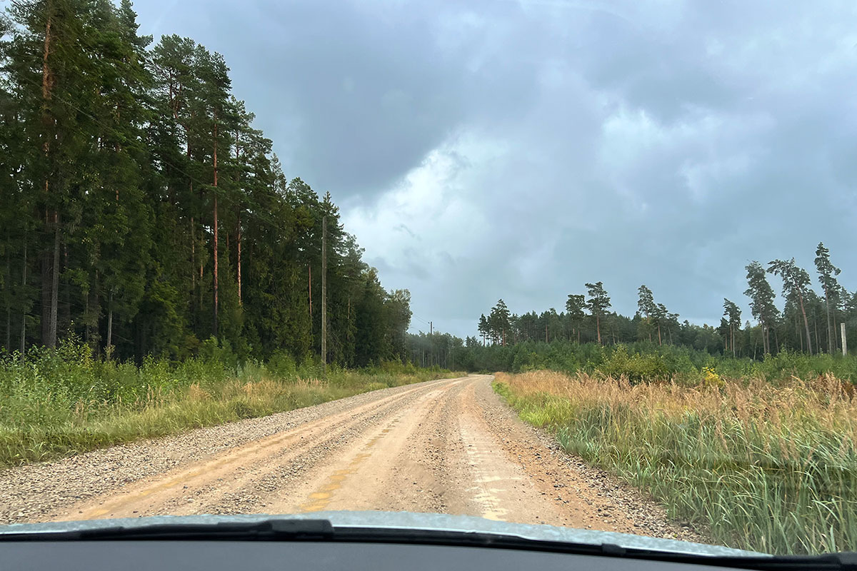 2022 Estland: Piste bei Saraiķi (bei Liepāja) (Foto: Manuela Hahnebach)