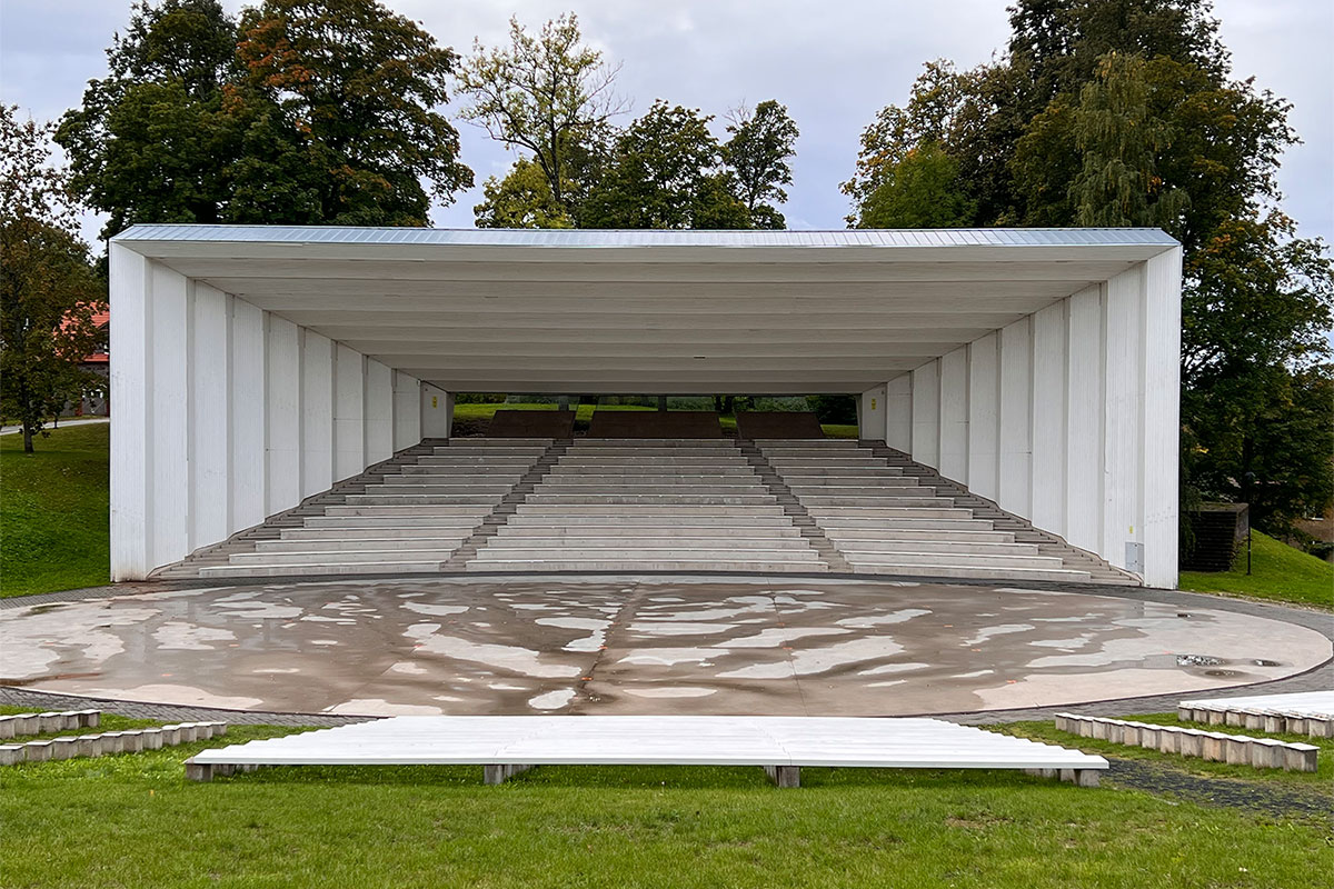 2022 Estland: Viljandi: Gesangsarena (Foto: Manuela Hahnebach)