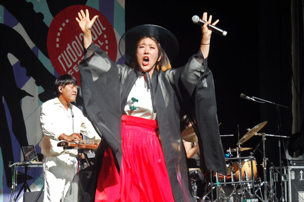 Rudolstadt Festival 2022: AK Dan Gwang Chil (ADG7): Meondongmaru Weon, Chorong Bang (Foto: Andreas Kuhrt)