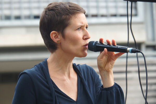 Rudolstadt Festival 2022: Duo DUVA: Elena Schmidt-Arras (Foto: Andreas Kuhrt)