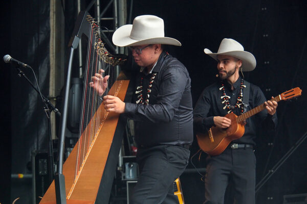 Rudolstadt Festival 2022: Cimarrón: Ernesto Campos, Olivier Oicatá (Foto: Andreas Kuhrt)