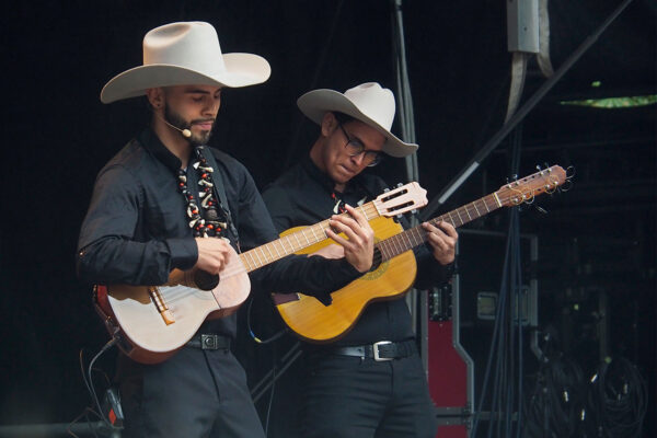 Rudolstadt Festival 2022: Cimarrón: Oliver Oicatá, Santiago Fuentes (Foto: Andreas Kuhrt)