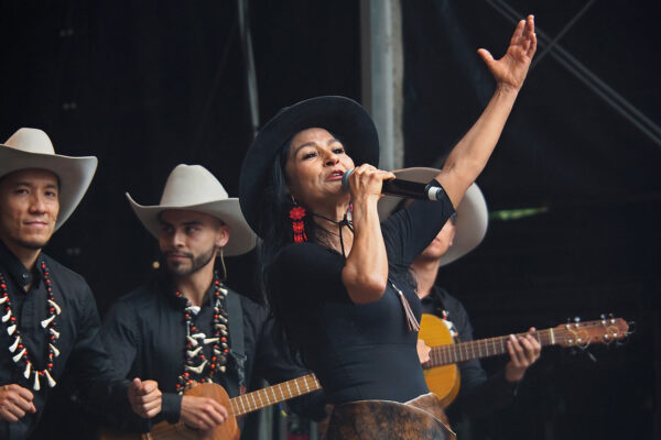 Rudolstadt Festival 2022: Cimarrón: Ana Veydó (Foto: Andreas Kuhrt)