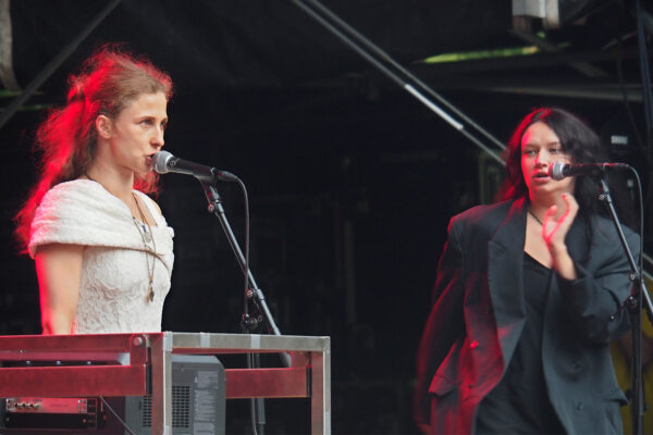 Rudolstadt Festival 2022: Pussy Riot: Maria Aljochina, Olga Borisowa (Foto: Andreas Kuhrt)