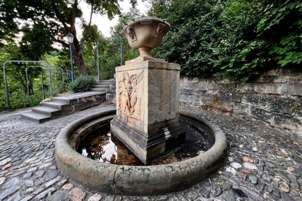 Rudolstadt Festival 2022: Heidecksburg: Pegasusbrunnen (Foto: Manuela Hahnebach)