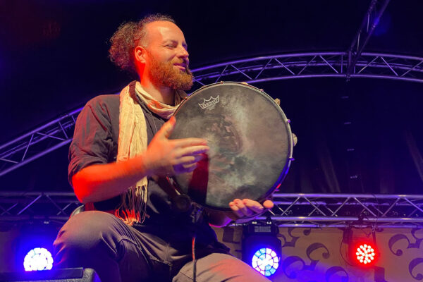 Rudolstadt Festival 2022: Giuliano Gabriele Trio: Eduardo Vessella (Foto: Andreas Kuhrt)