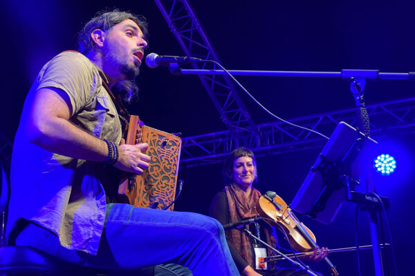 Rudolstadt Festival 2022: Giuliano Gabriele, Lucia Cremonesi (Foto: Andreas Kuhrt)