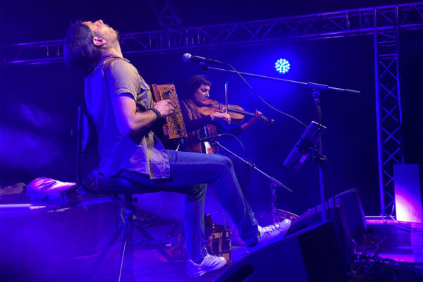 Rudolstadt Festival 2022: Giuliano Gabriele, Lucia Cremonesi (Foto: Andreas Kuhrt)