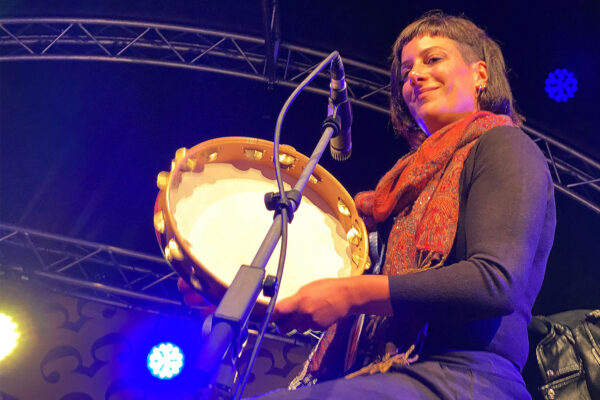 Rudolstadt Festival 2022: Giuliano Gabriele Trio: Lucia Cremonesi (Foto: Andreas Kuhrt)