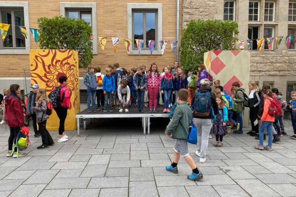 Rudolstadt Festival 2022: Am Güntherbrunnen (Foto: Andreas Kuhrt)