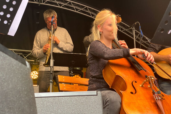 Rudolstadt Festival 2022: Verändler: Albin Brun, Kristina Brunner (Foto: Andreas Kuhrt)