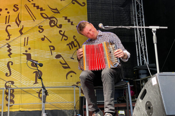 Rudolstadt Festival 2022: Rüüt: Juhan Uppin (Foto: Andreas Kuhrt)