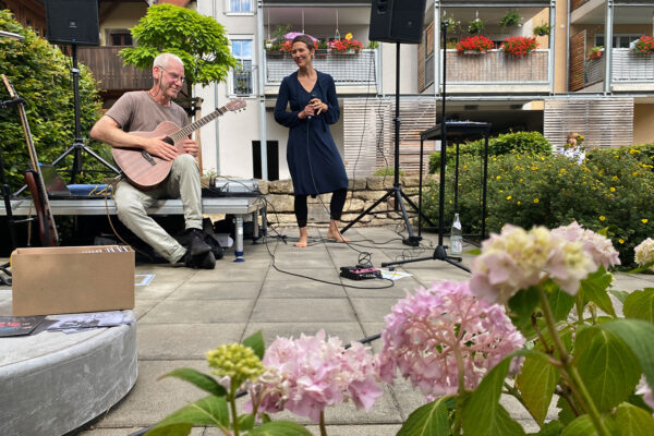 Rudolstadt Festival 2022: Markt 8: Duo DUVA (Foto: Andreas Kuhrt)