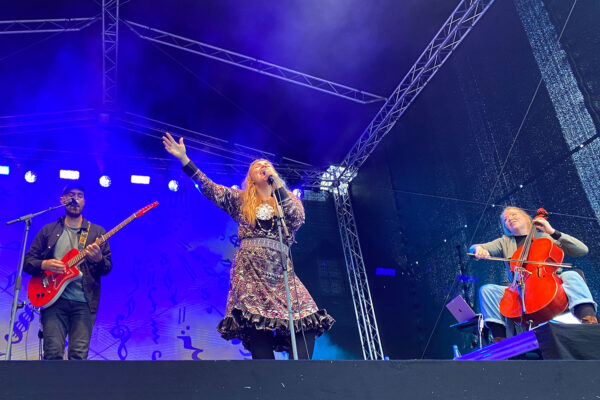 Rudolstadt Festival 2022: Kajsa Balto Band (Foto: Andreas Kuhrt)