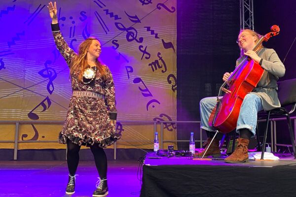 Rudolstadt Festival 2022: Kajsa Balto, Ragnhild Tronsmo Haugland (Foto: Andreas Kuhrt)