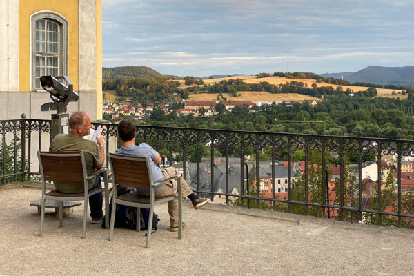 Rudolstadt Festival 2022: Heidecksburg beim Teehaus (Foto: Andreas Kuhrt)