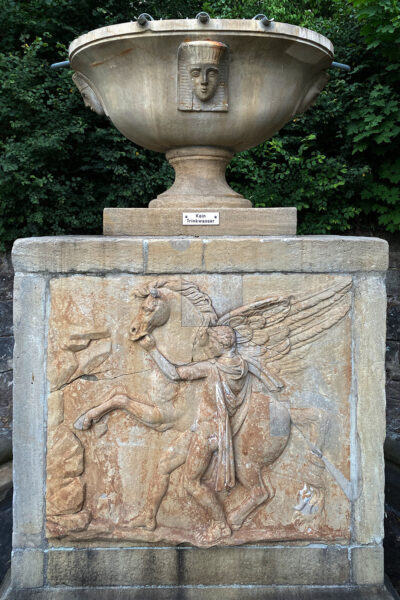 Rudolstadt Festival 2022: Heidecksburg: Pegasusbrunnen (Foto: Andreas Kuhrt)