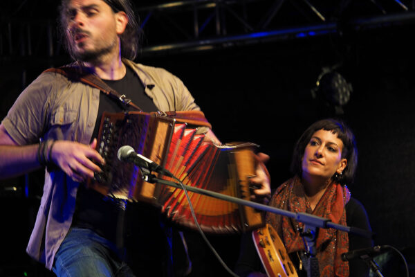 Rudolstadt Festival 2022: Giuliano Gabriele, Lucia Cremonesi (Foto: Manuela Hahnebach)