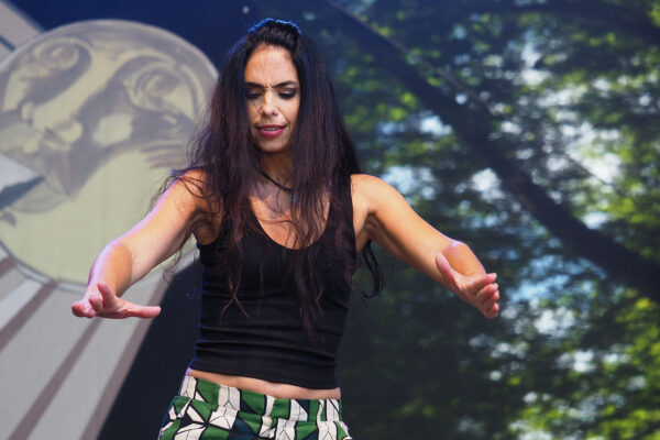 Rudolstadt Festival 2022: Sofia Rei: Sabrina Romero (Foto: Manuela Hahnebach)