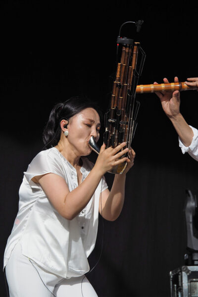 Rudolstadt Festival 2022: AK Dan Gwang Chil (ADG7): Hyang Hee Lee (Foto: Manuela Hahnebach)