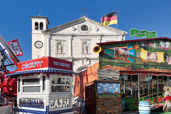 Tour Friaul 2023: Palmanova: Oktoberfest auf der Piazza Grande (Foto: Manuela Hahnebach)