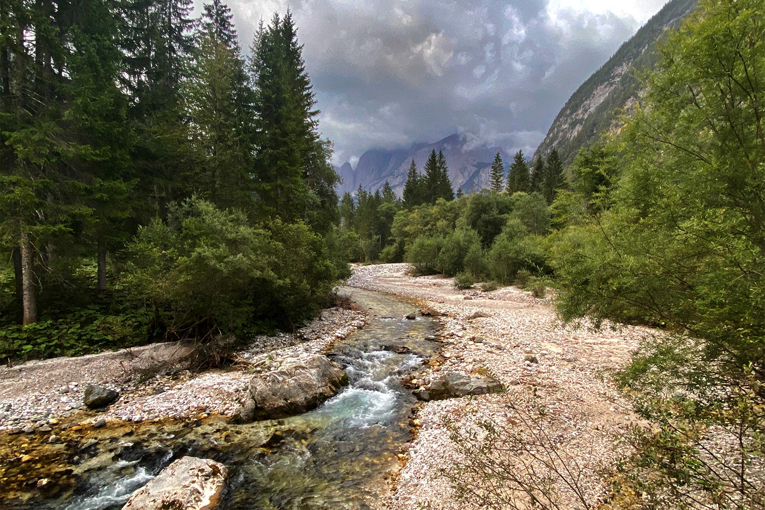 Tour Friaul 2023: Val Saisera (Foto: Andreas Kuhrt)