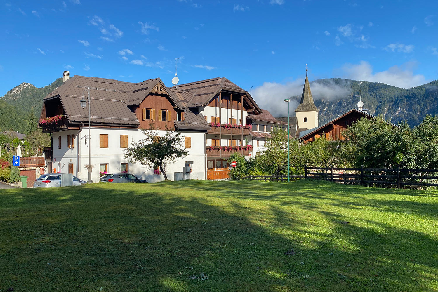 Tour Friaul 2023: Valbruna Inn (Foto: Andreas Kuhrt)