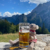 Tour Friaul 2023: Hasel-Bier an der Rifugio Fratelli Grego (Foto: Andreas Kuhrt)