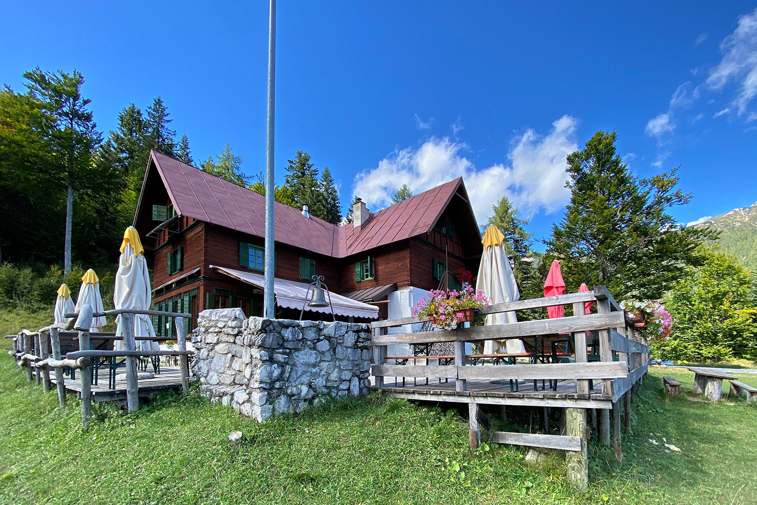 Tour Friaul 2023: Rifugio Fratelli Grego (Foto: Andreas Kuhrt)