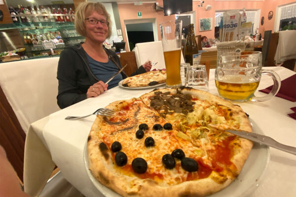 Tour Friaul 2023: Pizzeria Papillo (Foto: Andreas Kuhrt)