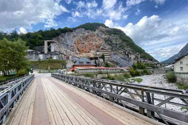 Tour Friaul 2023: Cave del Predil (Raibl): ehemaliges Bergwerk (Foto: Andreas Kuhrt)