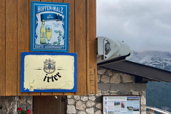 Tour Friaul 2023: Altopiano del Montasio: Rifugio Giacomo di Brazza (Foto: Andreas Kuhrt)