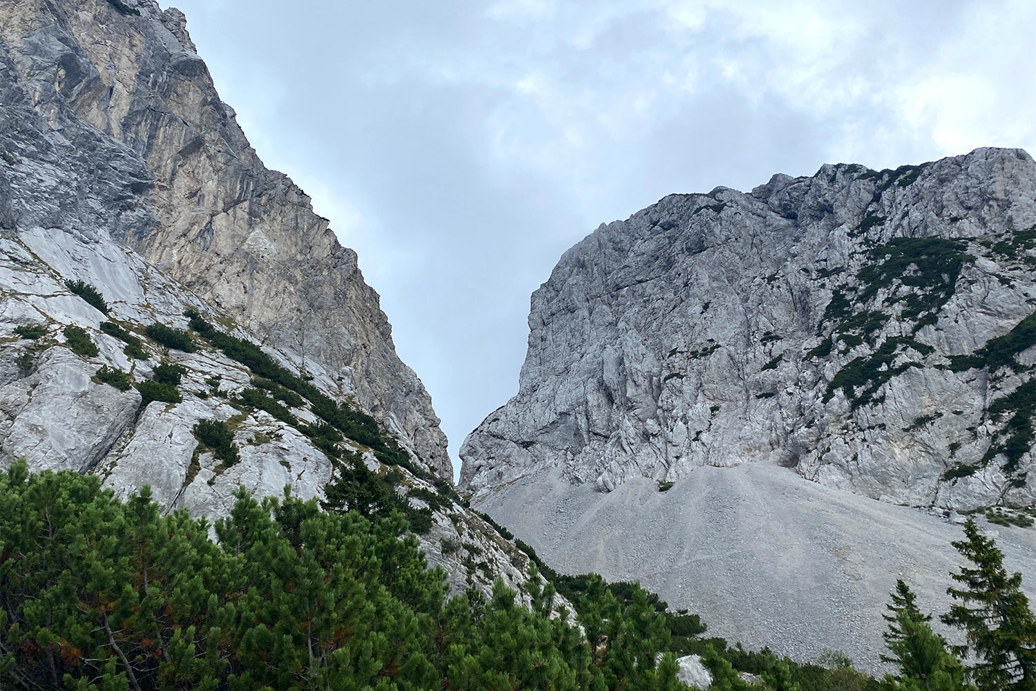 Tour Friaul 2023: Val Dogna: Forchia di Cjanalot (Piper-Scharte) (Foto: Andreas Kuhrt)
