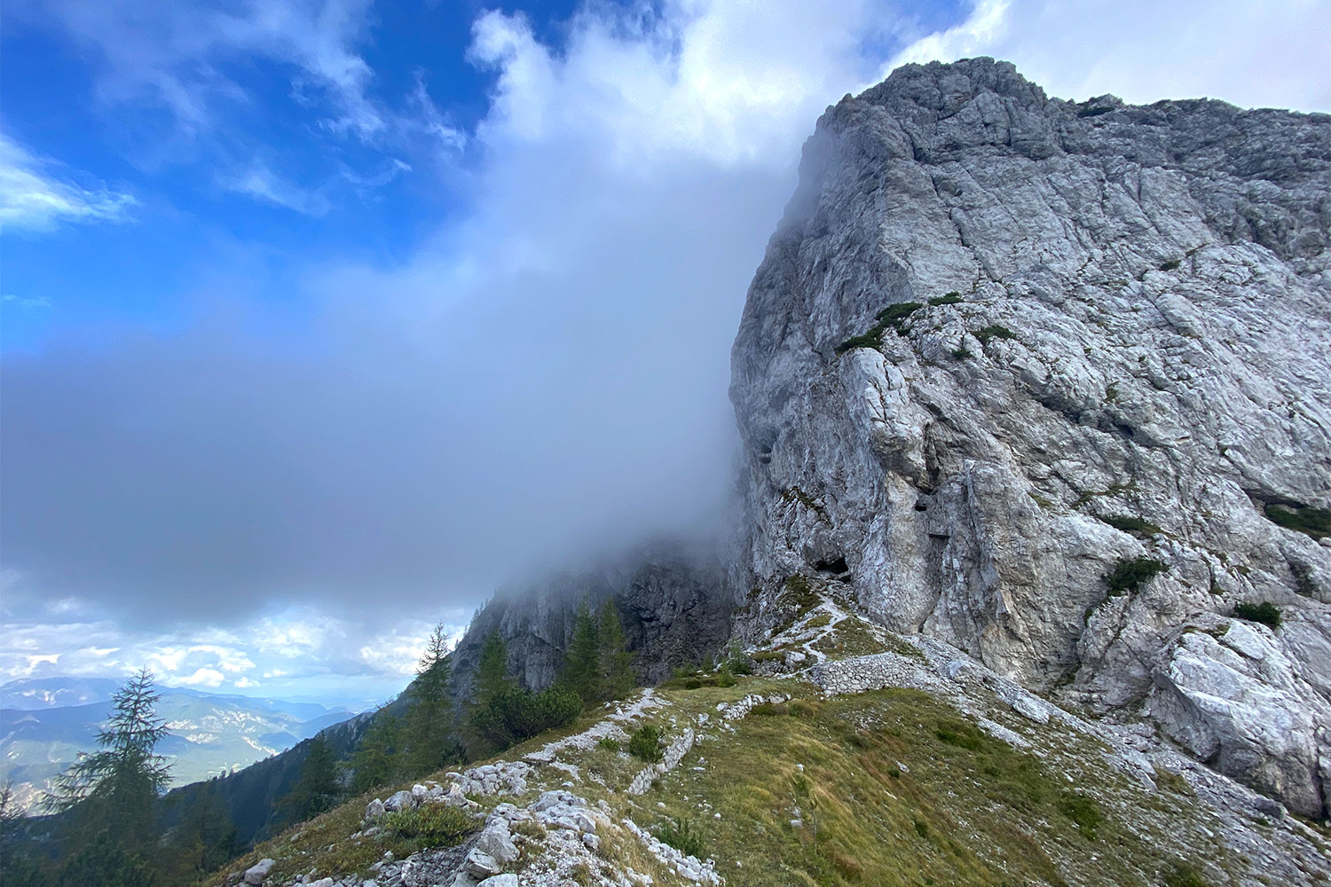 Tour Friaul 2023: Val Dogna: Forchia di Cjanalot (Piper-Scharte) (Foto: Andreas Kuhrt)