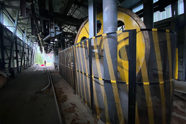 Tour Friaul 2023: Aufstieg zum Monte Lussari: Seilbahn-Station (Foto: Andreas Kuhrt)