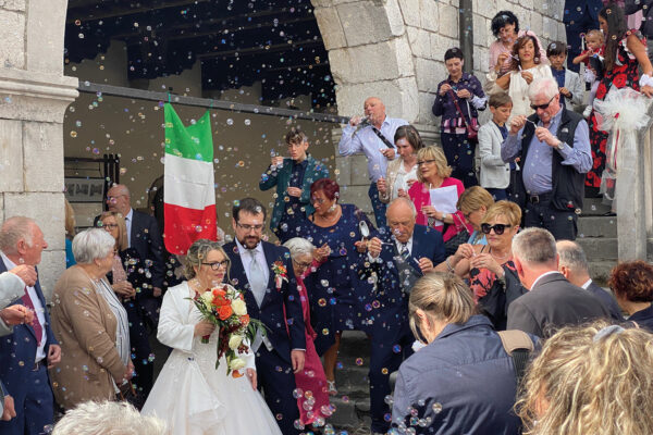 Tour Friaul 2023: Hochzeit in Venzone (Foto: Andreas Kuhrt)