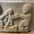 Tour Friaul 2023: Gemona: Taufbecken mit Relief "Taufe" (einheimische Kunst, 10.-11. Jh.) (Foto: Andreas Kuhrt)