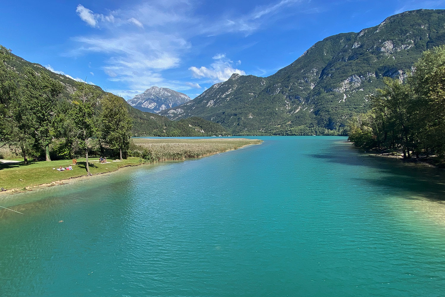 Tour Friaul 2023: Lago di Cavazzo (Foto: Andreas Kuhrt)