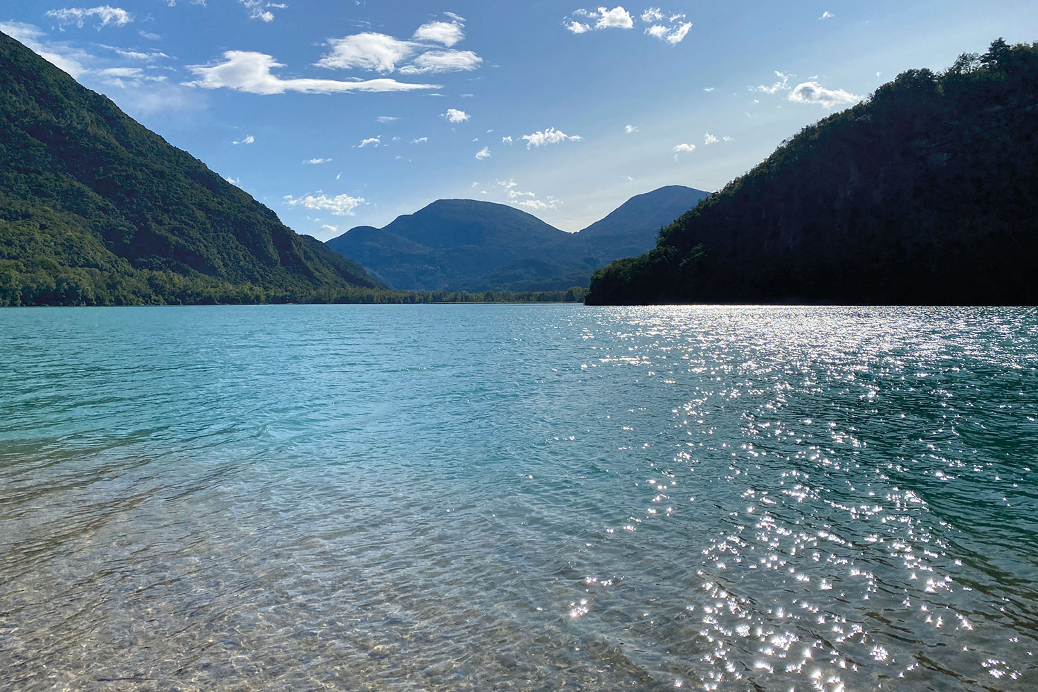 Tour Friaul 2023: Lago di Cavazzo (Foto: Andreas Kuhrt)