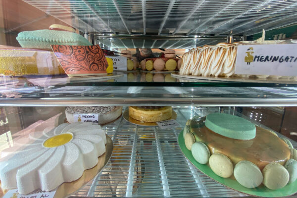 Tour Friaul 2023: Palmanova: in der Nonna Pallina Pasticceria (Foto: Andreas Kuhrt)