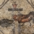 Tour Friaul 2023: Aquileia: Basilika Santa Maria Assunta: Mosaik Hahn und Schildkröte (Foto: Andreas Kuhrt)