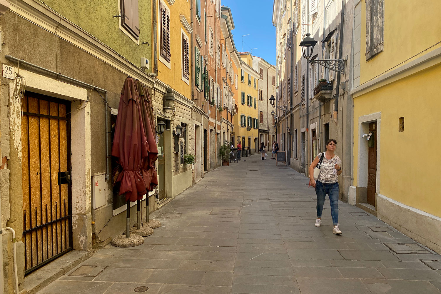 Tour Friaul 2023: Muggia: Altstadt (Foto: Andreas Kuhrt)