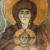Tour Friaul 2023: Muggia Vecchia: Basilika Santa Maria Assunta: Fresco: Maria und Jesuskind (Foto:Andreas Kuhrt)