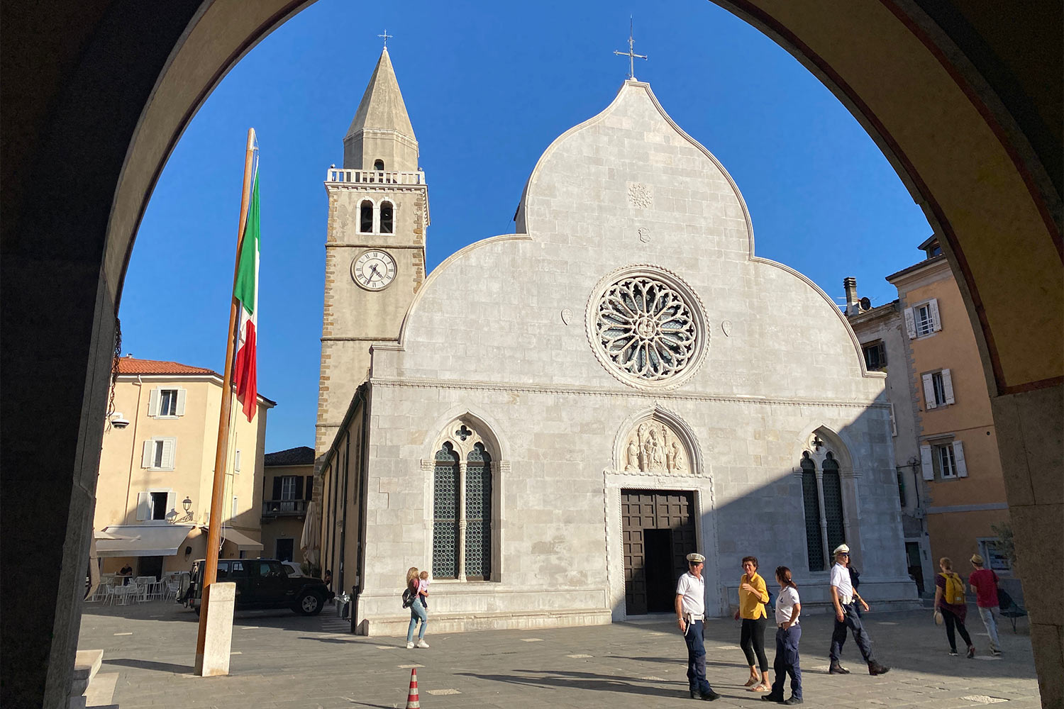 Tour Friaul 2023: Muggia: Dom Santi Giovanni e Paolo (Foto: Andreas Kuhrt)