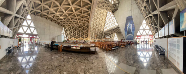 Tour Friaul 2023: Wallfahrtskirche Santuario di Monte Grisa (Foto: Andreas Kuhrt)