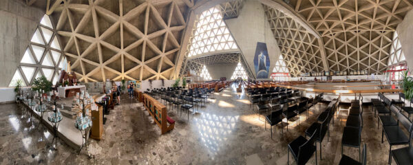 Tour Friaul 2023: Wallfahrtskirche Santuario di Monte Grisa (Foto: Andreas Kuhrt)