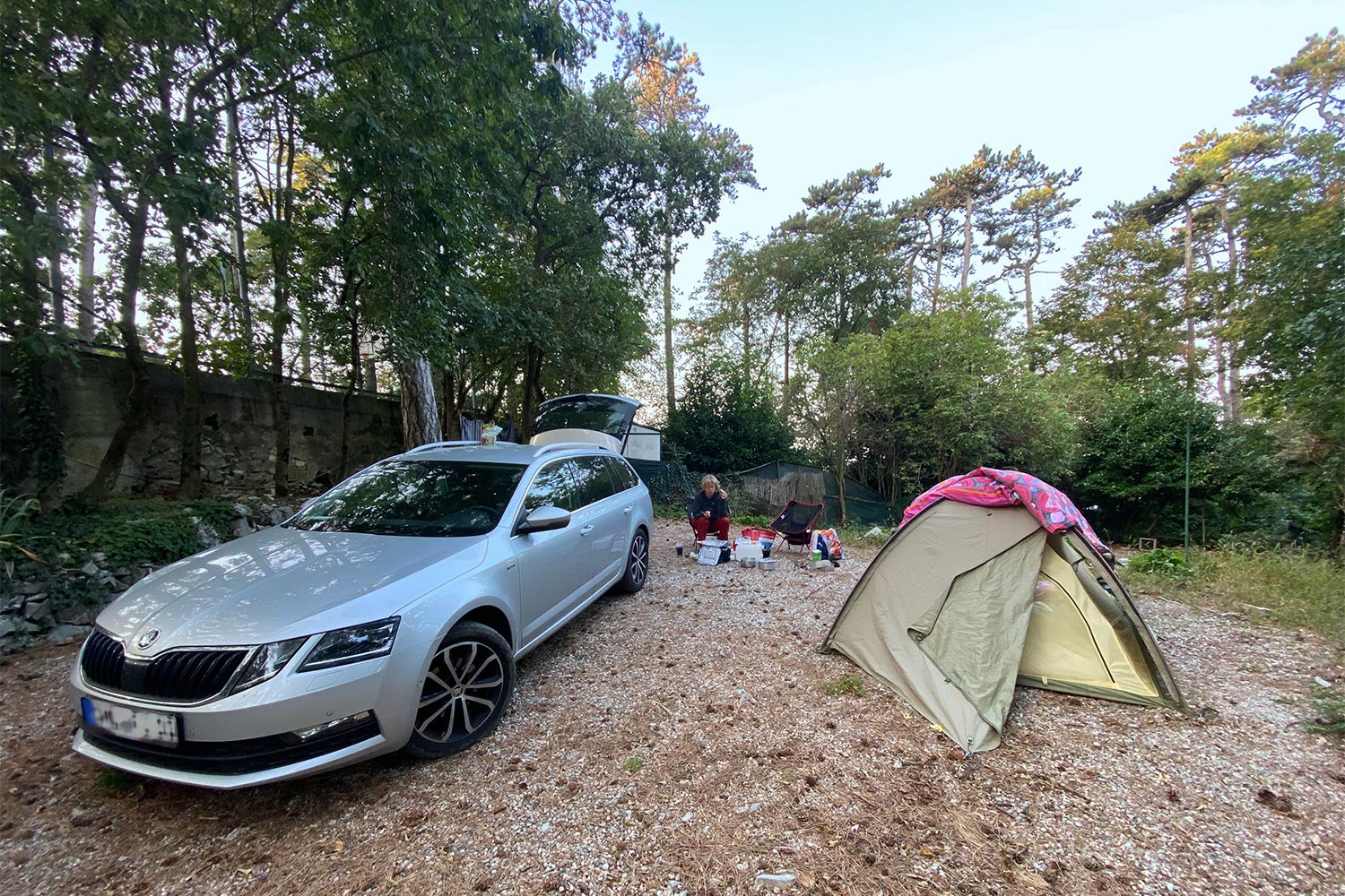Tour Friaul 2023: Camp Obelisco (Foto: Andreas Kuhrt)