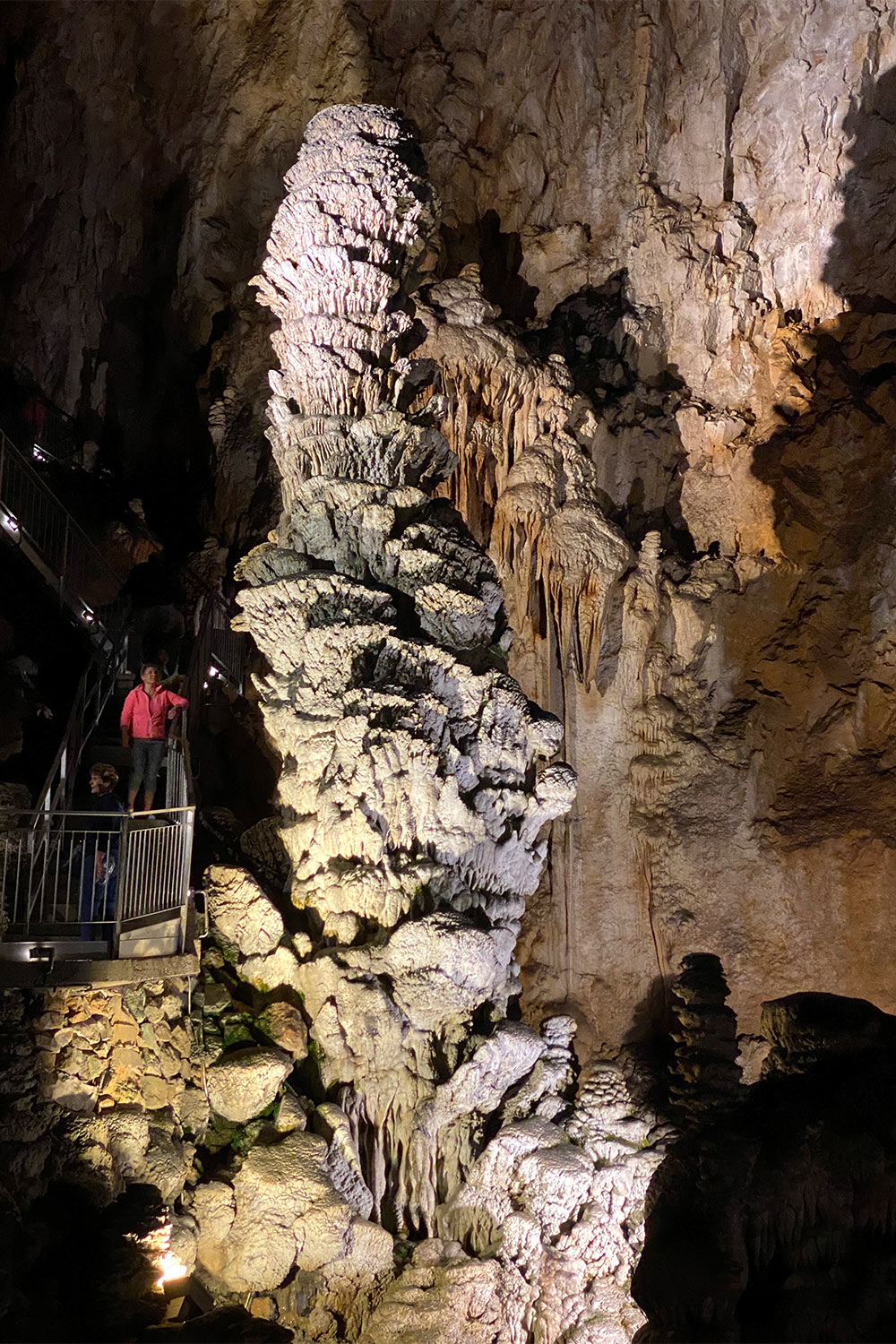 Tour Friaul 2023: Grotta Gigante: Tropfsteine (Foto: Andreas Kuhrt)